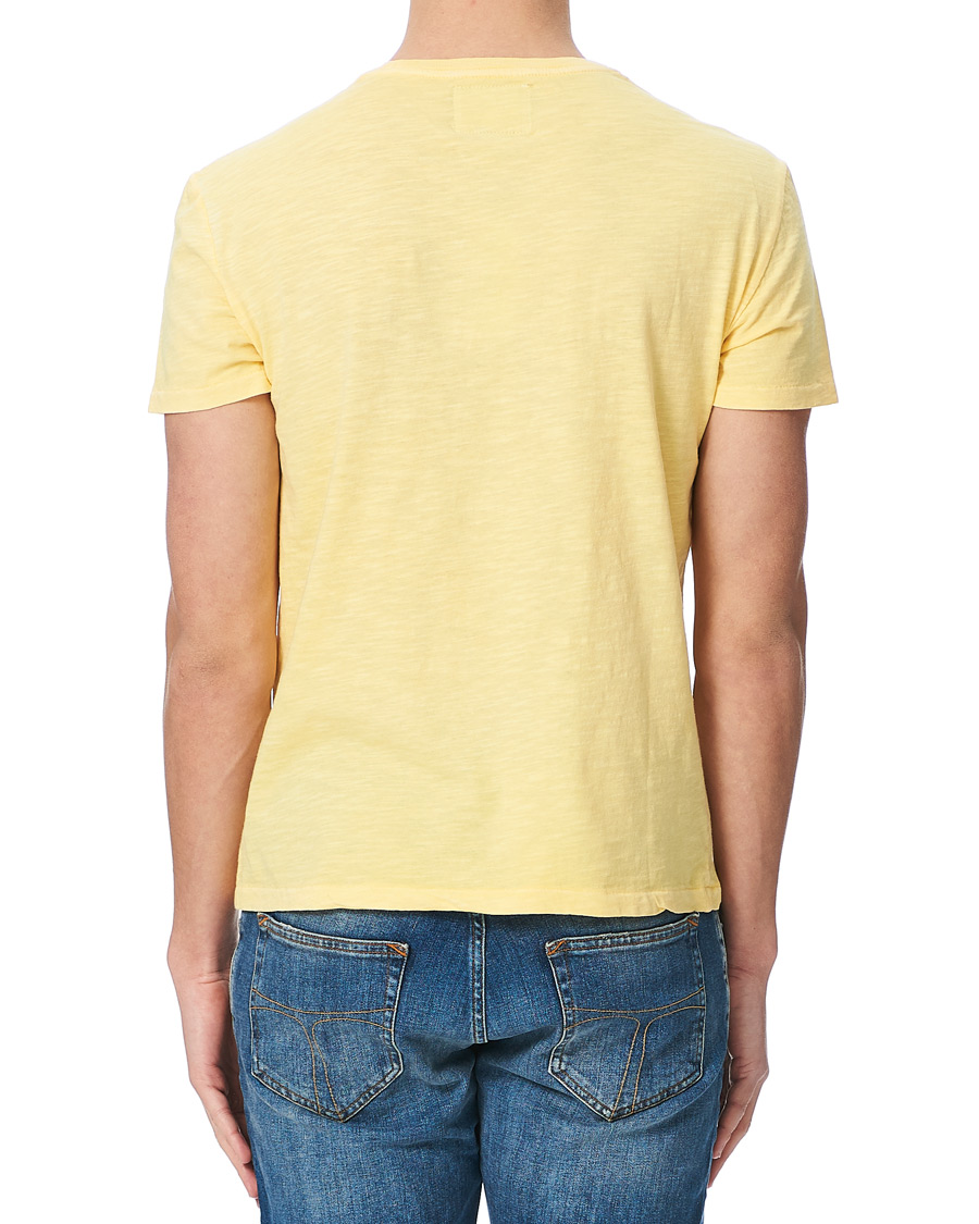 Uomini | T-shirt | Polo Ralph Lauren | Washed Crew Neck Pocket Tee Empire Yellow
