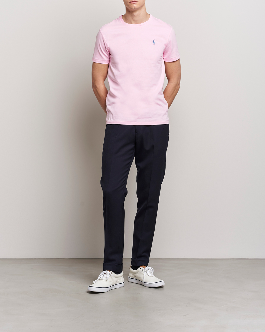 Uomini | T-shirt | Polo Ralph Lauren | Crew Neck T-Shirt Carmel Pink
