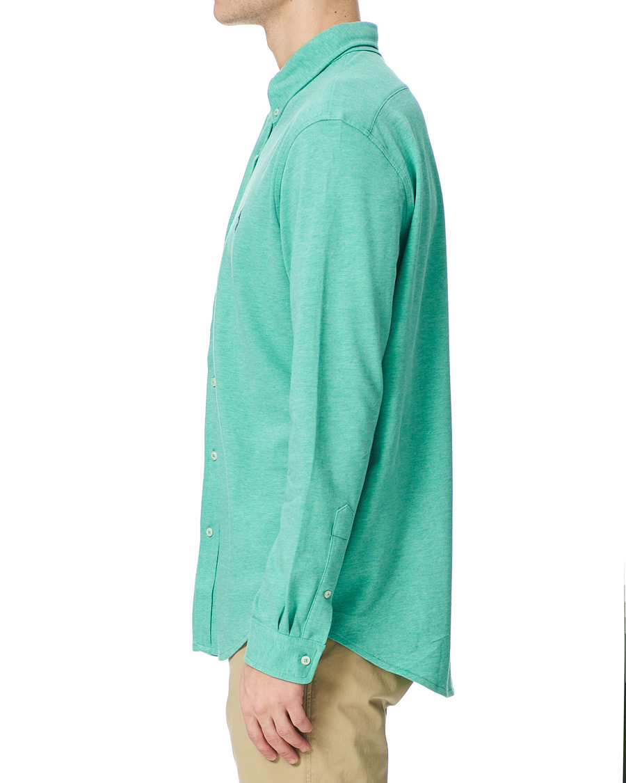 Uomini | Camicie | Polo Ralph Lauren | Featherweight Mesh Shirt Resort Green