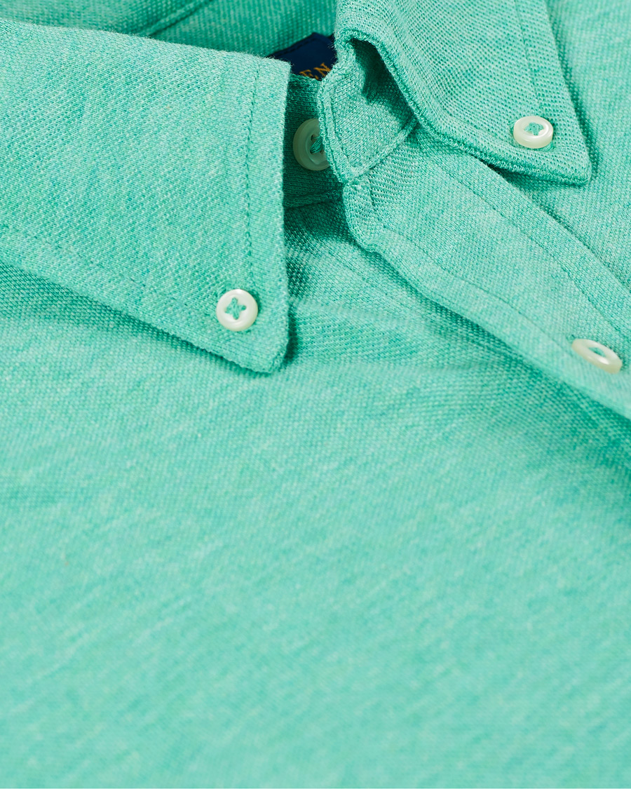 Uomini | Camicie | Polo Ralph Lauren | Featherweight Mesh Shirt Resort Green
