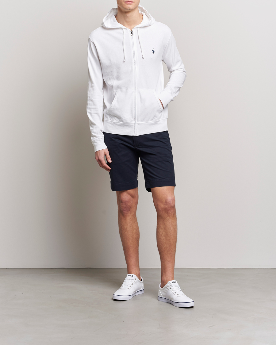 Uomini | Maglieria | Polo Ralph Lauren | Spa Terry Full Zip Hoodie White