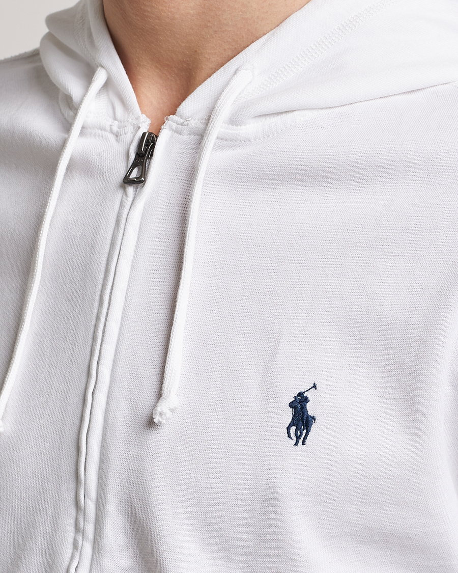 Uomini | Maglieria | Polo Ralph Lauren | Spa Terry Full Zip Hoodie White
