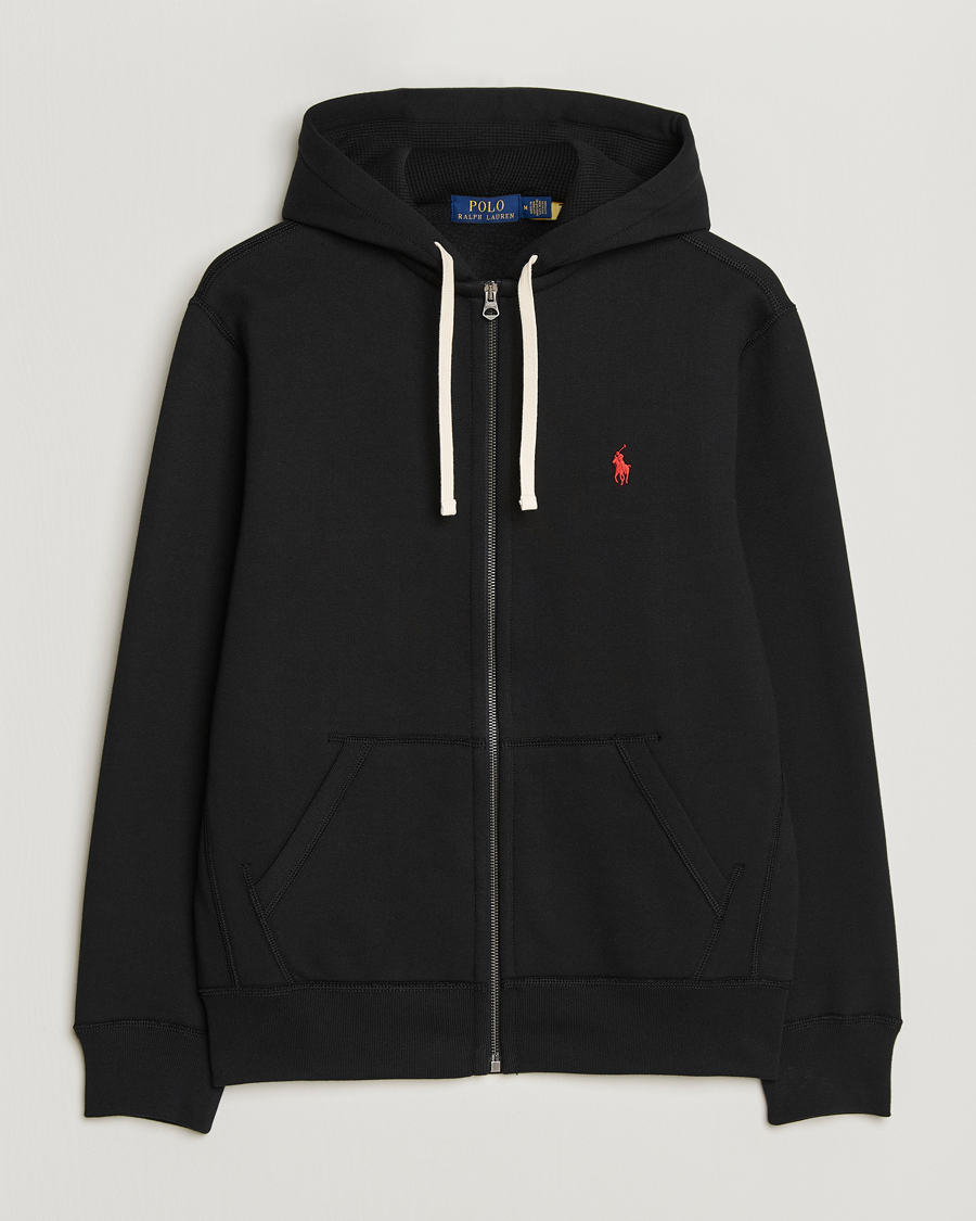 Uomini | Maglieria | Polo Ralph Lauren | Athletic Fleece Full-Zip Hoodie Polo Black