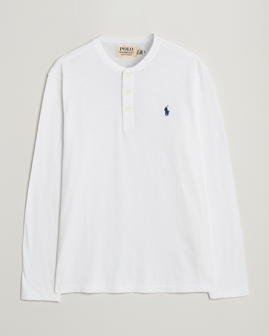 Uomini | Maglieria | Polo Ralph Lauren | Slub Jersey Henley White