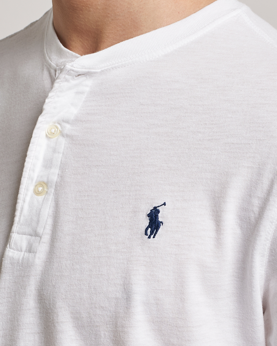 Uomini | Maglieria | Polo Ralph Lauren | Slub Jersey Henley White
