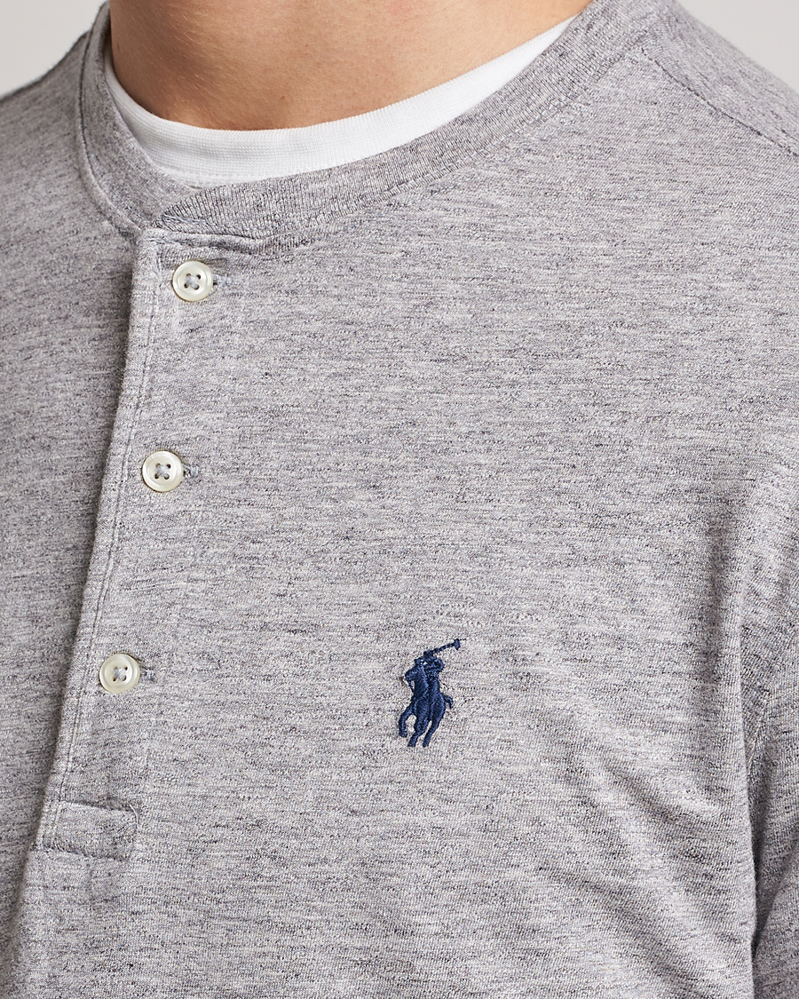 Uomini | Maglieria | Polo Ralph Lauren | Slub Jersey Henley Dark Vintage Heather
