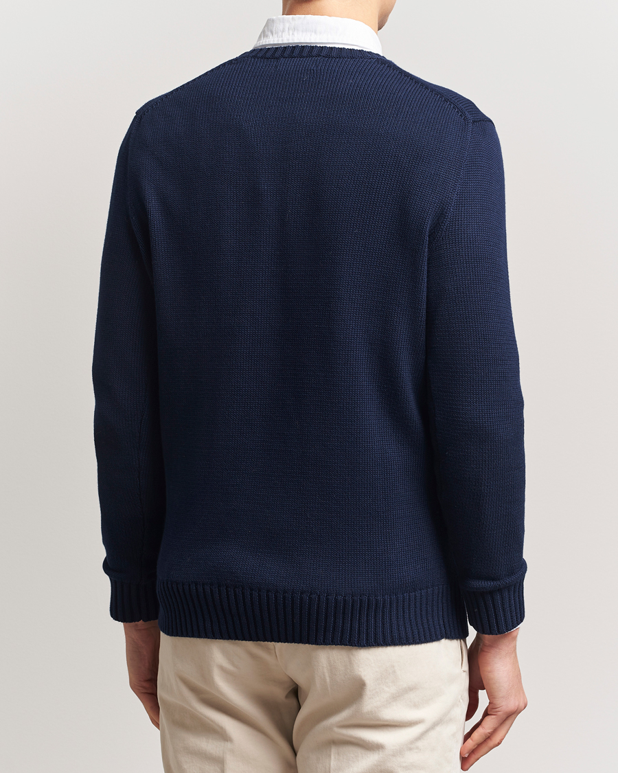 Uomini | Maglieria | Polo Ralph Lauren | Cotton Crew Neck Sweater Hunter Navy