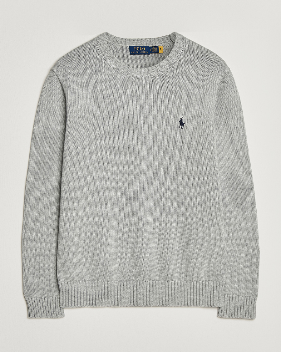 Uomini | Maglieria | Polo Ralph Lauren | Cotton Crew Neck Sweater Andover Heather