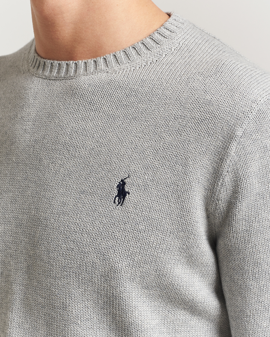 Uomini | Maglieria | Polo Ralph Lauren | Cotton Crew Neck Sweater Andover Heather