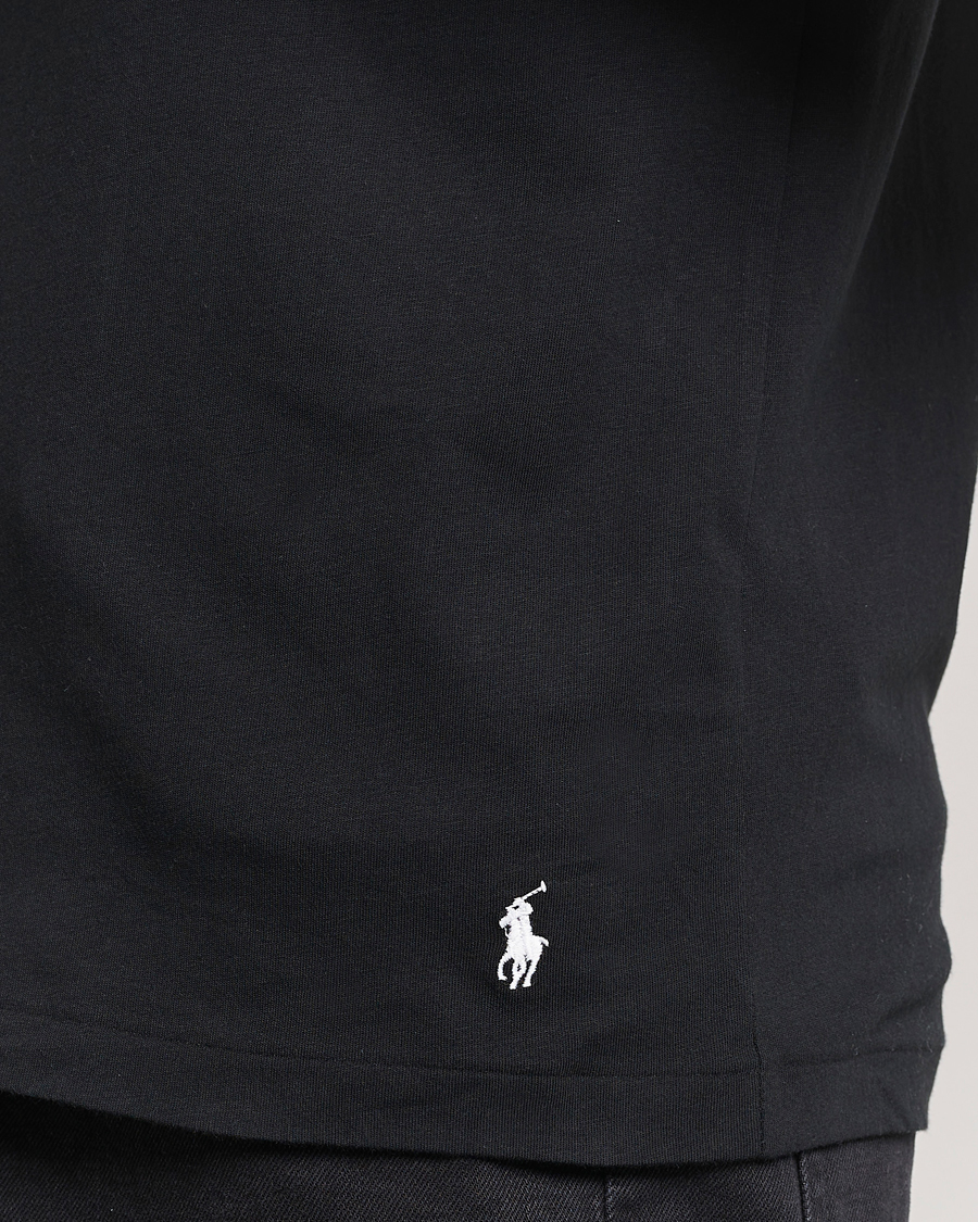 Uomini | T-shirt | Polo Ralph Lauren | 3-Pack Crew Neck T-Shirt White/Black/Andover Heather