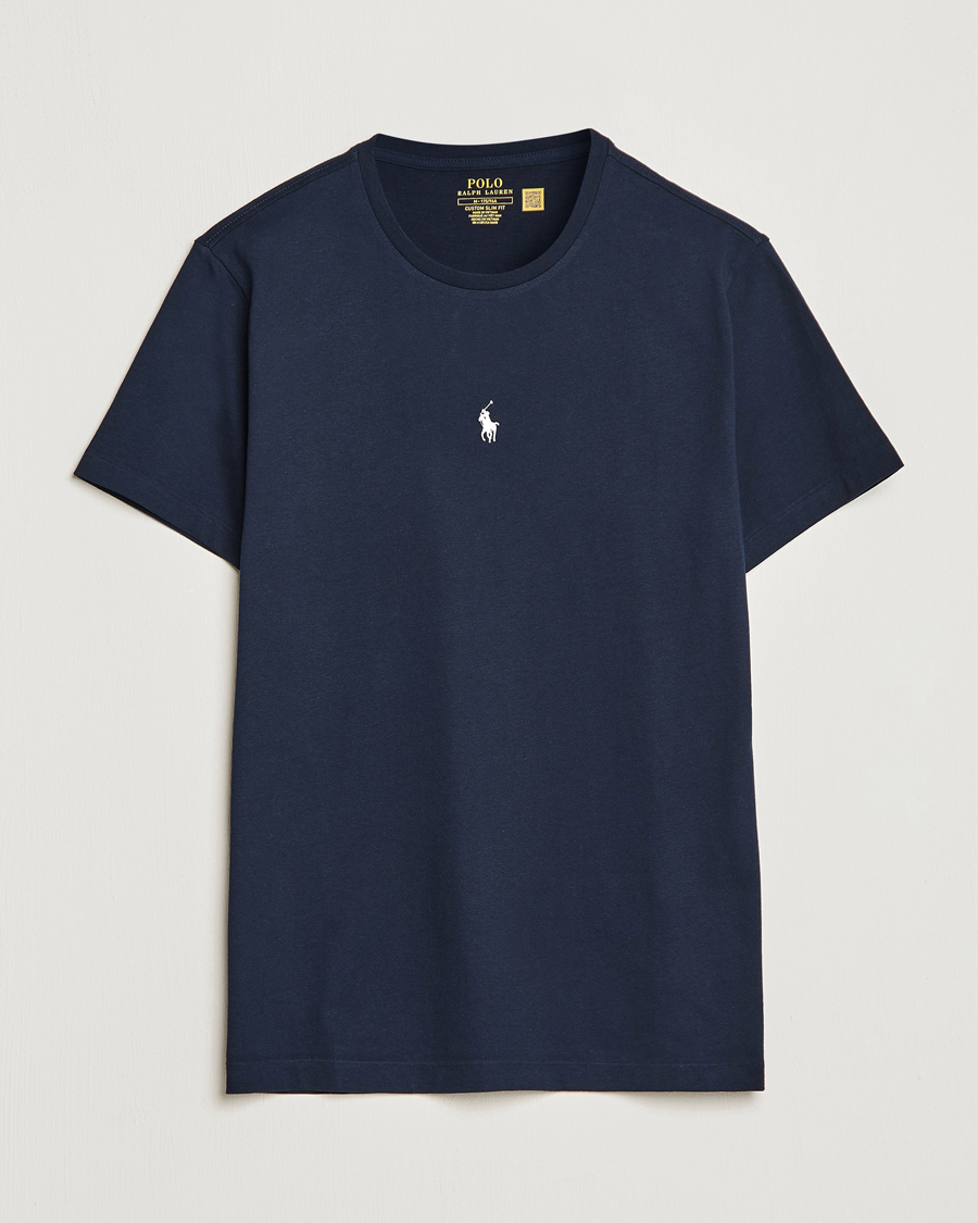 Uomini | T-shirt | Polo Ralph Lauren | Chest Crew Neck Tee Aviator Navy