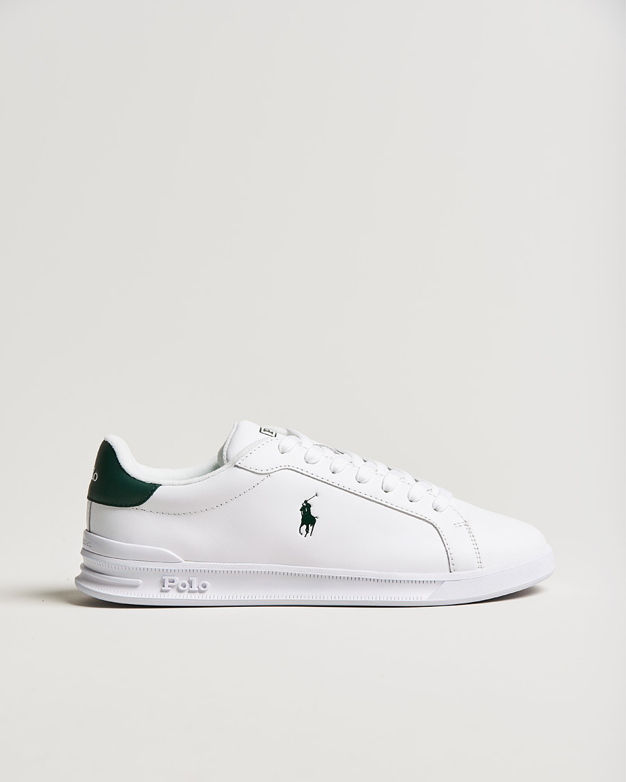 Uomini | Sneakers | Polo Ralph Lauren | Heritage Court Sneakers White/College Green