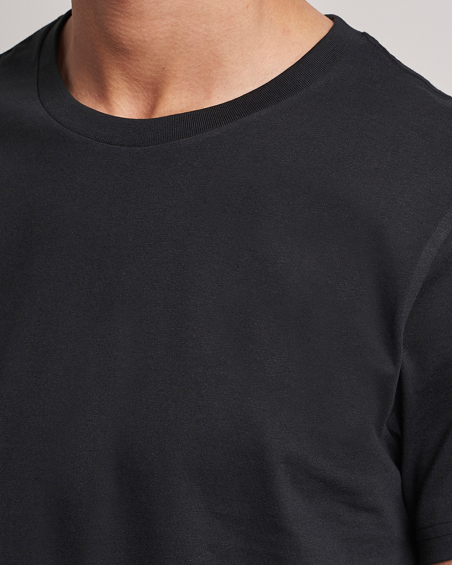 Uomini | T-shirt | Bread & Boxers | Crew Neck Regular T-Shirt Black