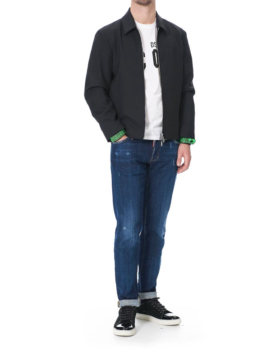 Uomini | Giacche | Dsquared2 | Fluo Sign Bomber Jacket Black