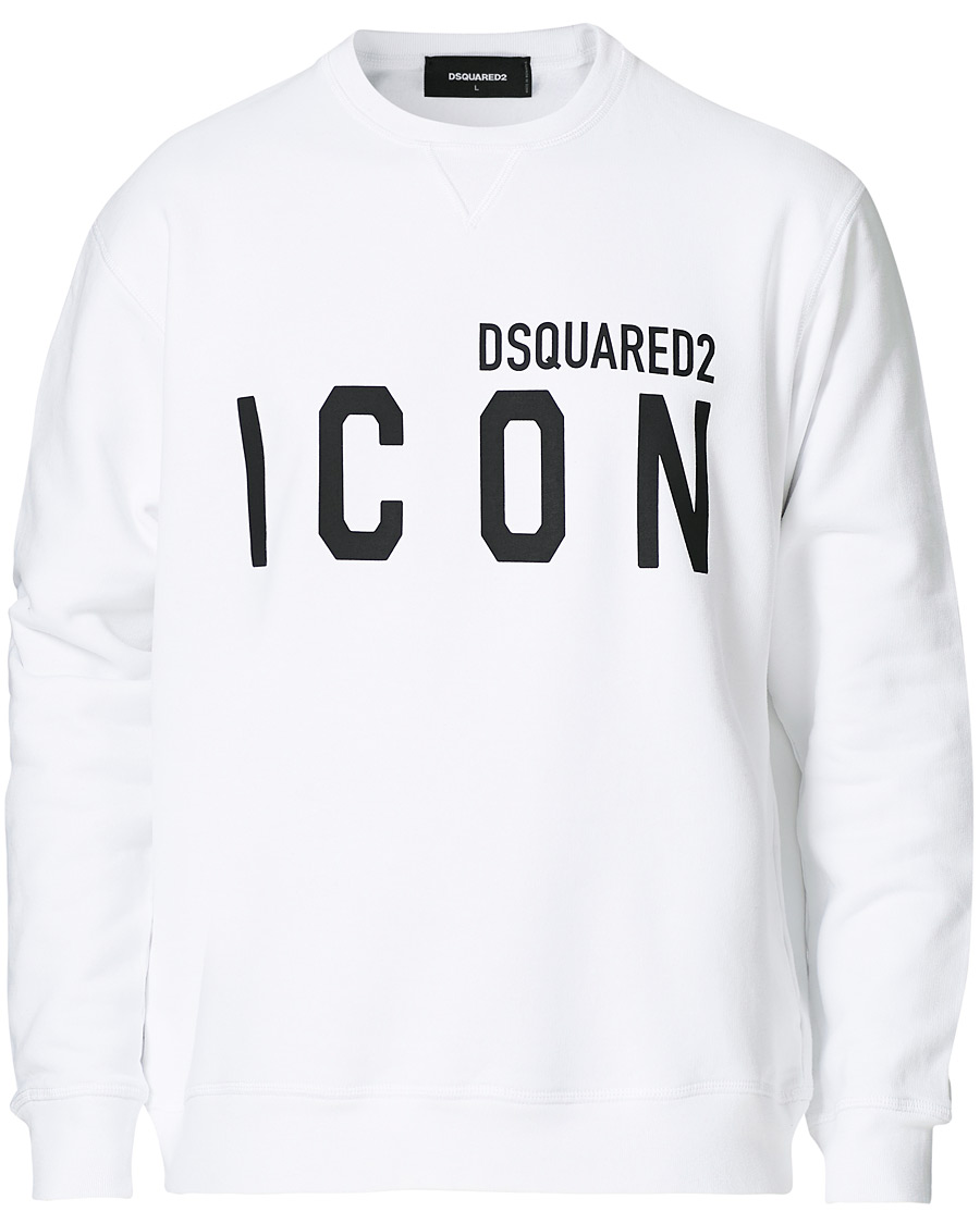 Uomini | Maglieria | Dsquared2 | Icon Sweatshirt White