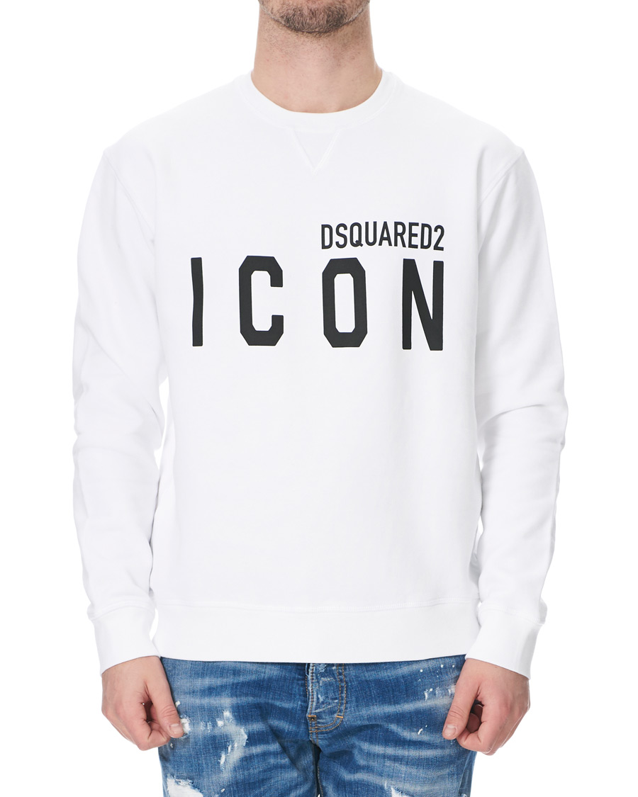Uomini | Maglieria | Dsquared2 | Icon Sweatshirt White