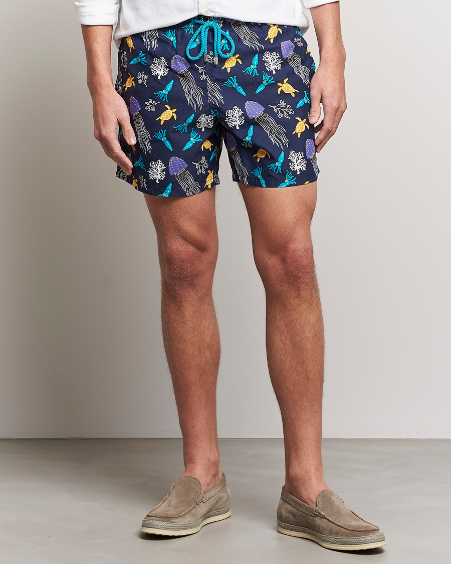 Uomini | Costumi da bagno | Vilebrequin | Moorea Swim Shorts Navy Blue