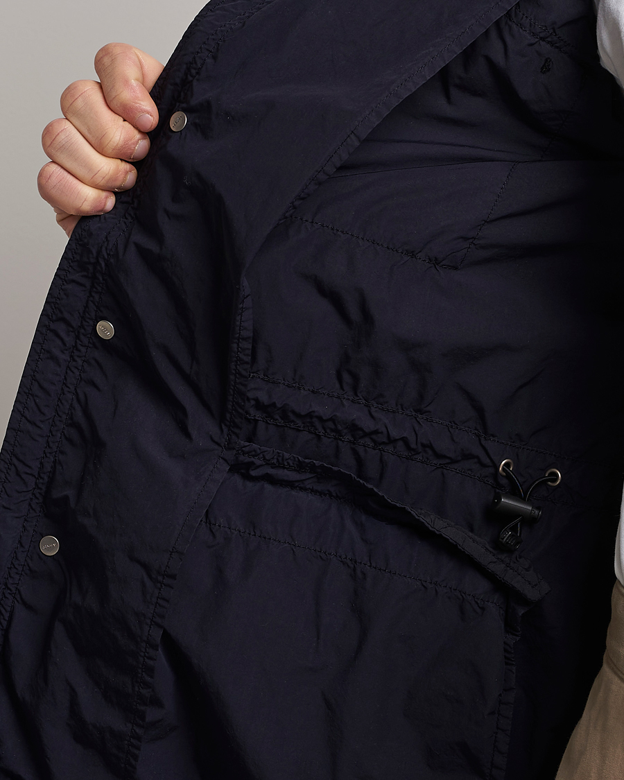 Uomini | Giacche | Aspesi | Giubotto Garment Dyed Field Jacket Navy