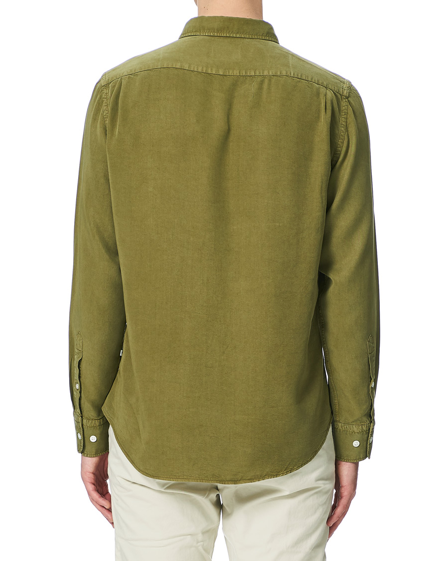 Uomini | Camicie | NN07 | Manza Tencel Shirt Green