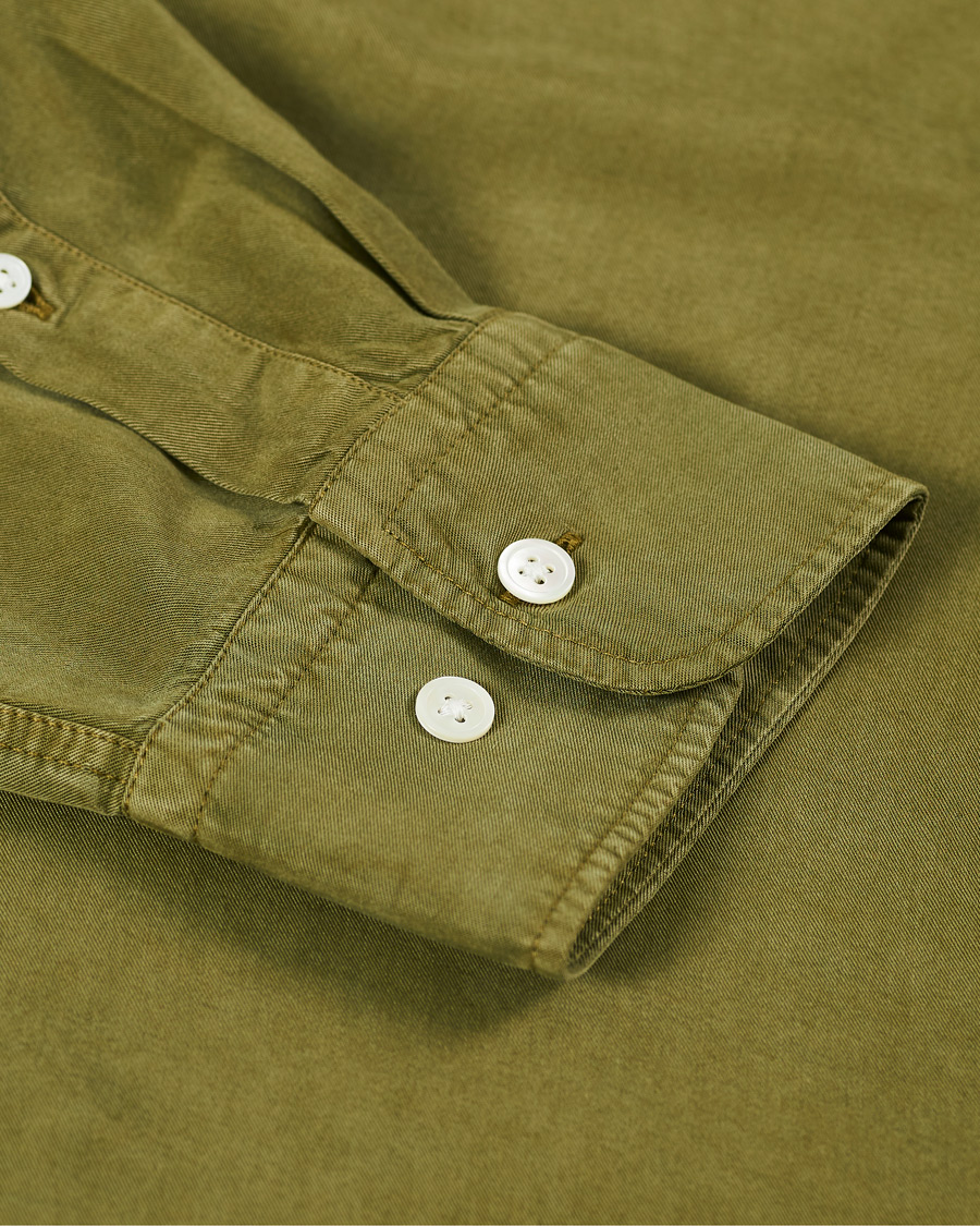 Uomini | Camicie | NN07 | Manza Tencel Shirt Green