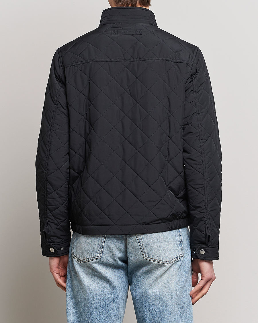 Uomini | Giacche | Gant | The Quilted Windcheater Black