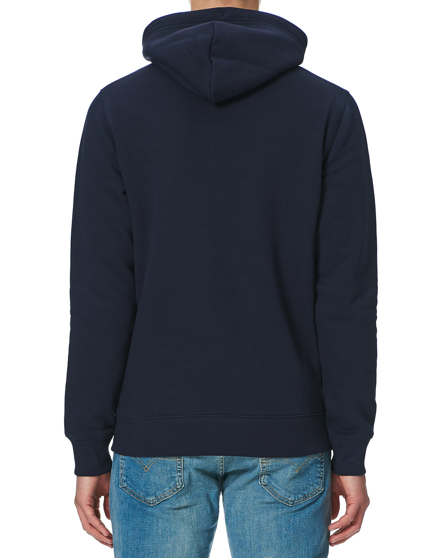 Uomini | Maglieria | Gant | Original Shield Logo Hoodie Evening Blue