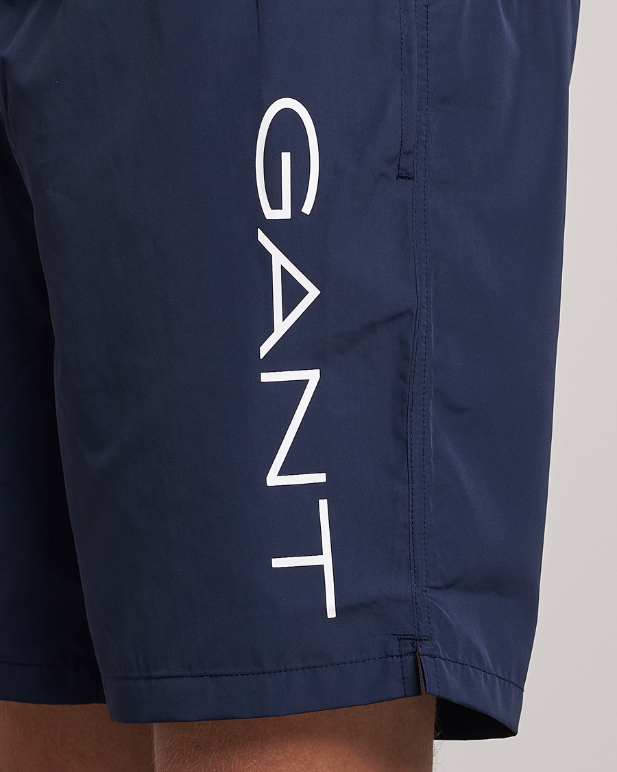 Uomini | Costumi da bagno | GANT | Lightweight Logo Swimshorts Marine