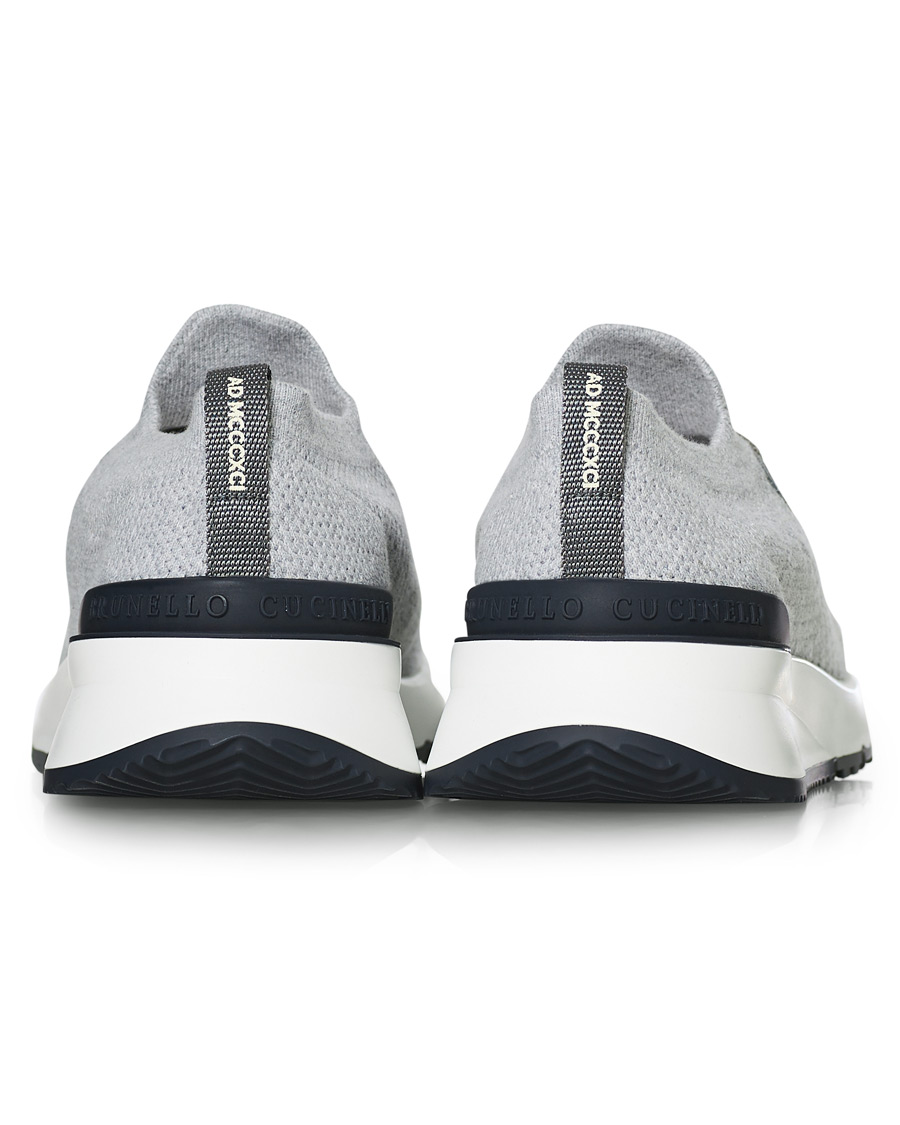 Uomini | Brunello Cucinelli Mesh Running Sneaker Light Grey | Brunello Cucinelli | Mesh Running Sneaker Light Grey