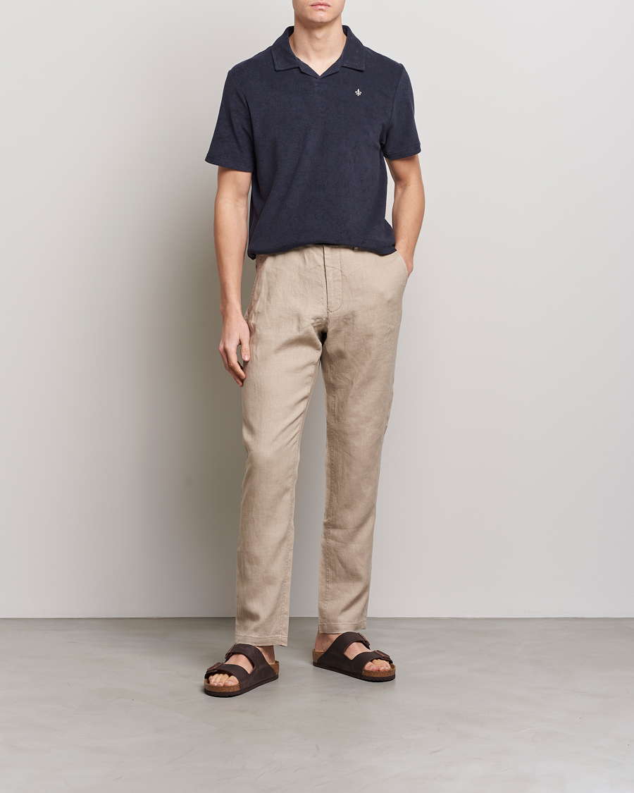 Uomini | Polo | Morris | Delon Terry Jersey Polo Old Blue