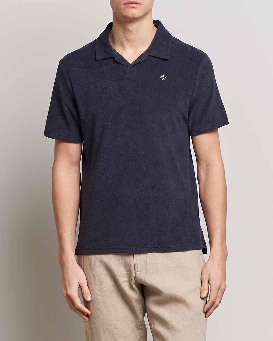 Uomini | Polo | Morris | Delon Terry Jersey Polo Old Blue