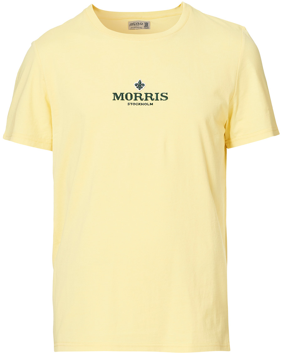 Uomini | T-shirt | Morris | Helton Logo Crew Neck Tee Yellow