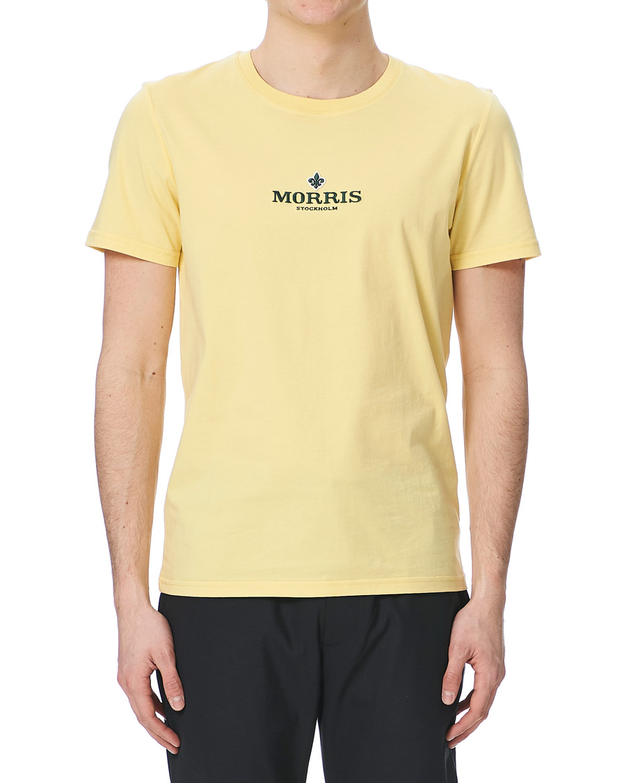Uomini | T-shirt | Morris | Helton Logo Crew Neck Tee Yellow