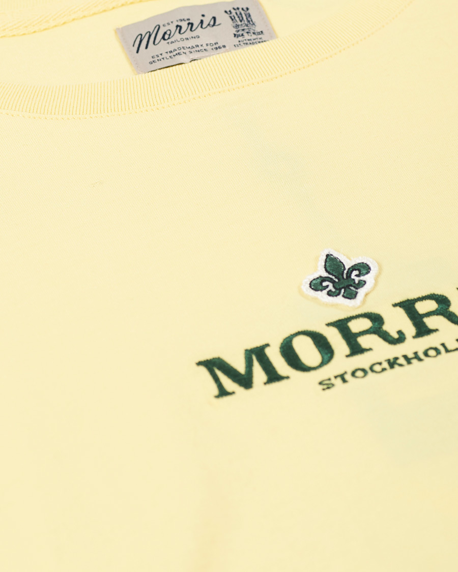 Uomini | T-shirt | Morris | Helton Logo Crew Neck Tee Yellow