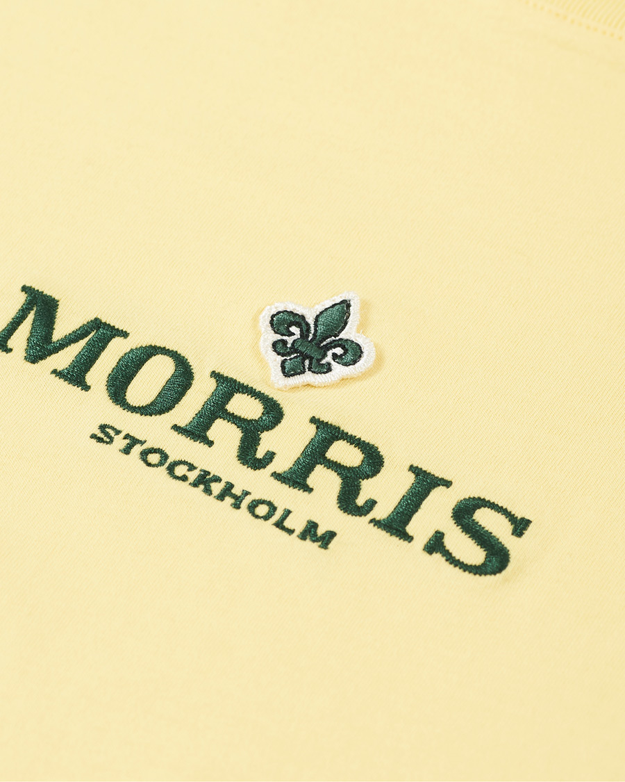 Uomini | T-shirt | Morris | Helton Logo Crew Neck Tee Yellow