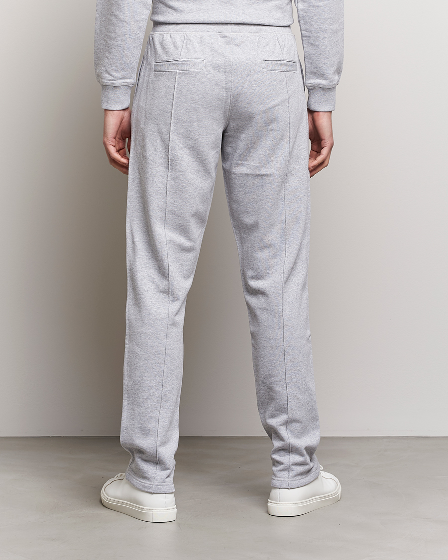 Uomini | Pantaloni | Stenströms | Cotton Jersey Pants Grey