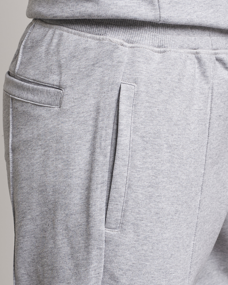 Uomini | Pantaloni | Stenströms | Cotton Jersey Pants Grey