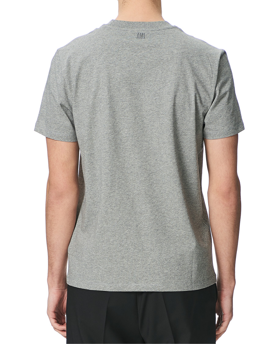 Uomini | T-shirt | AMI | Heart Short Sleeve Tee Heather Grey