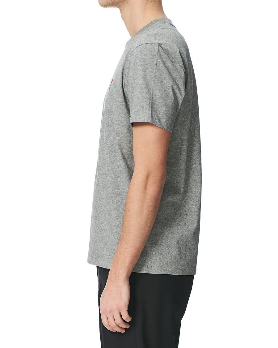 Uomini | T-shirt | AMI | Heart Short Sleeve Tee Heather Grey