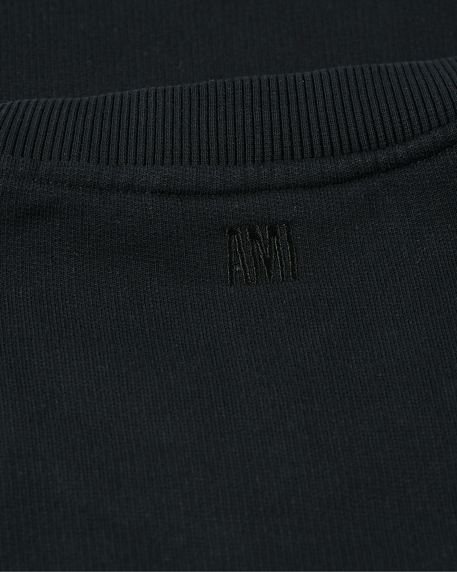 Uomini | Maglieria | AMI | Heart Logo Sweatshirt Black