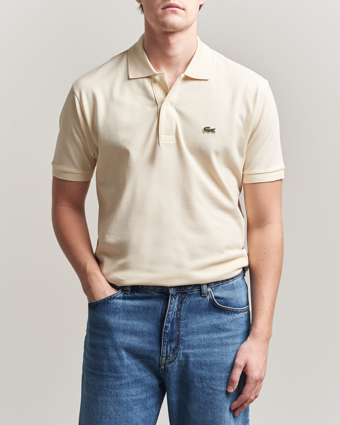 Uomini | Polo | Lacoste | Original Polo Piké Light Natural
