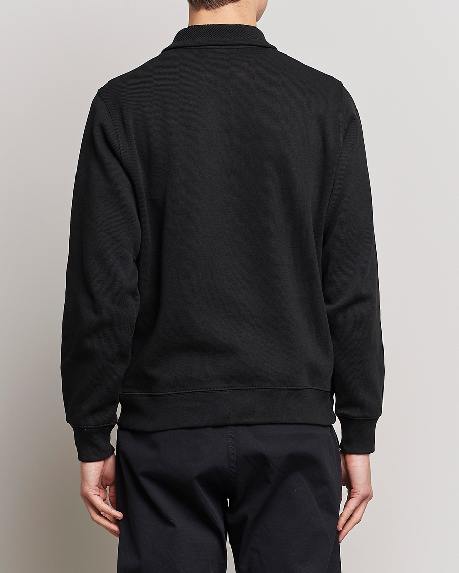 Uomini | Maglieria | Lacoste | Rib Interlock Half Zip Black