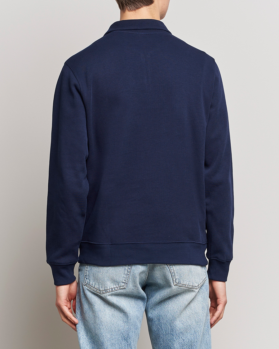 Uomini | Maglieria | Lacoste | Rib Interlock Half Zip Navy