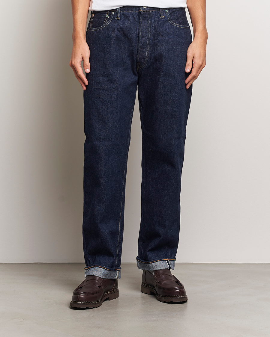 Uomini | Pantaloni | orSlow | Straight Fit 105 Selvedge Jeans One Wash