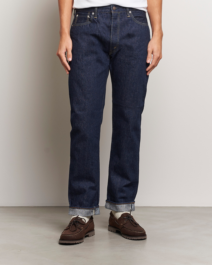Uomini | Pantaloni | orSlow | Tapered Fit 107 Selvedge Jeans One Wash