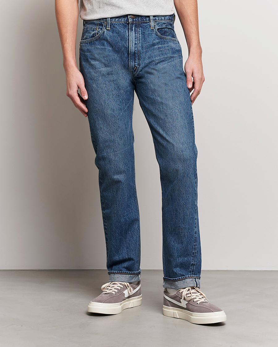 Uomini | Pantaloni | orSlow | Tapered Fit 107 Selvedge Jeans 2 Year Wash