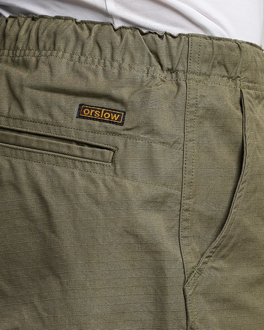 Uomini | Pantaloni | orSlow | New Yorker Pants Army Green