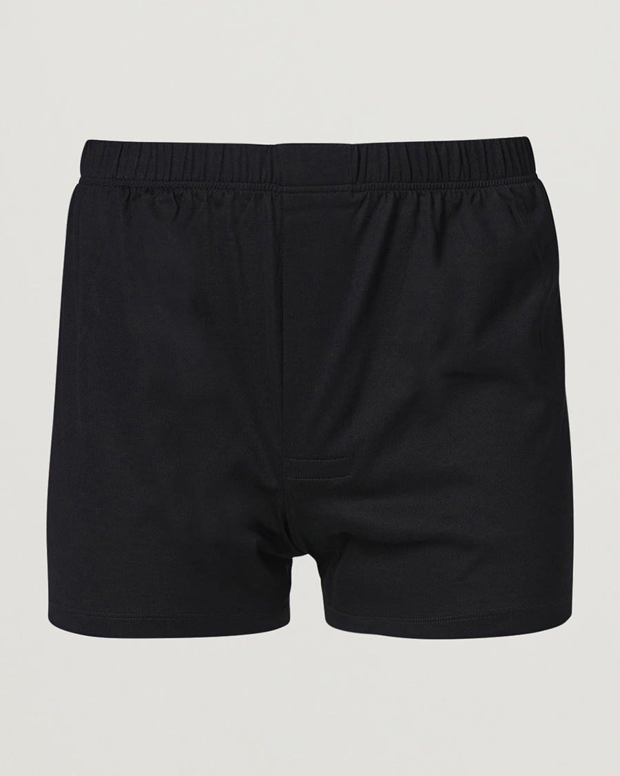 Uomini | Biancheria intima | Bresciani | Cotton Boxer Brief Black