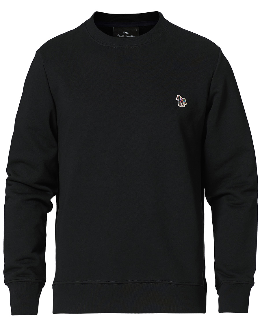 Uomini | Maglieria | PS Paul Smith | Regular Fit Zebra Sweatshirt Black