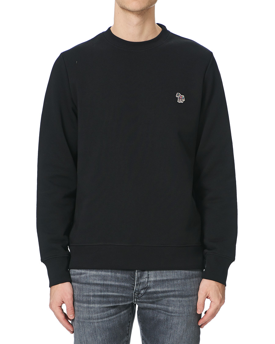 Uomini | Maglieria | PS Paul Smith | Regular Fit Zebra Sweatshirt Black