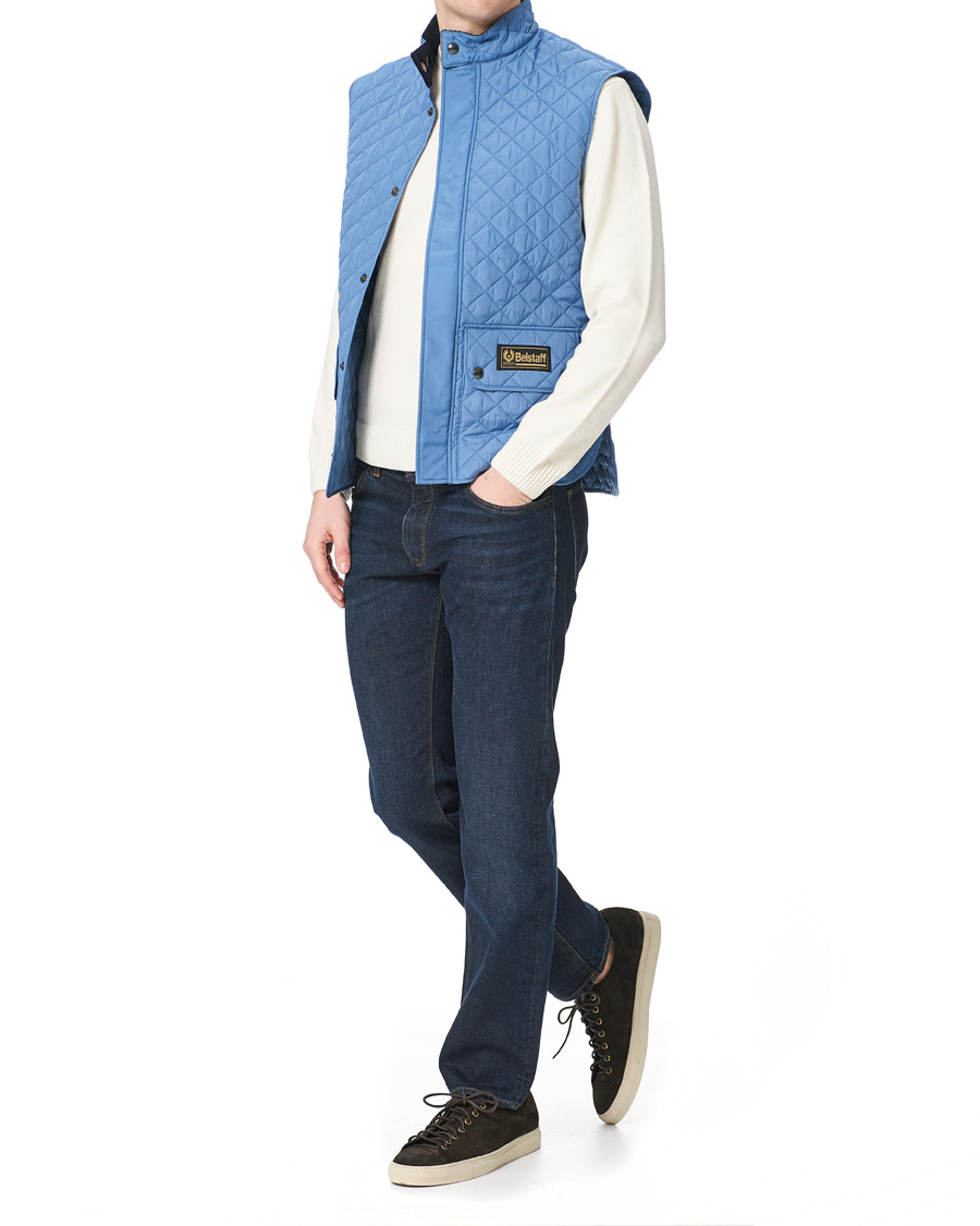 Uomini | Giacche | Belstaff | Waistcoat Quilted Airforce Blue
